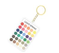 Generico Coordination Guide: As a coordination guide, this seasons analysis keychain applies the seasonal warm and cool tone system for quick selection. Match your skin undertone while