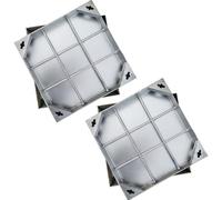 Generico Coperchi e telai per tombini in Acciaio Inox, 4 Confezioni - 600x600 mm, 800x800 mm, 900x900 mm, 500x500 mm, 300x300 mm - Camera di ispezione per impieghi gravosi e Coperchio per pozzetto di