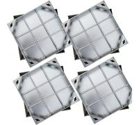 Generico Coperchi e telai per tombini in Acciaio Inox, Confezione da 4, 600x600 mm, 800x800 mm, 900x900 mm, 500x500 mm, 300x300 mm, coperchi per camere di ispezione Ben nascosti per bacini fognari (1