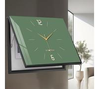 Generico Coperchio Decorativo per Quadro Elettrico - Coperchio Orizzontale per Pannello interruttori per Interni, Cucina, Stile Rustico - Elegante Design Verde, 70x50 cm (27,5" x19,75)