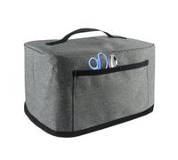 Generico Coperchio di Polvere per Pressione Tazza Custodia Portatile Compatibile con La Macchina A Tazza | Coperchio di Polvere di Poliestere Grigio con Chiusura con Cerniera | Borsa da Viaggio