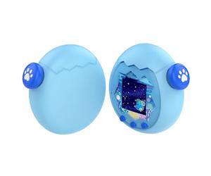 Generico Coperchio di protezione e tappo del tasto per Tamagotchi Paradiso Giochi Console Custodia in silicone morbido Caduta resistente e antiscivolo Carino Protector Sleeve Giochi Accessori (Blue)