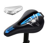 Generico Coperchio di Sedile per Biciclette - di Silicone Assorbente da 11,02 Pollici per Cavalieri, Cuscinetti sostitutivi Comodi con Design Anti -Slitta