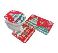 Generico Coperchio di Sicurezza del Bagno di Natale - Decorazioni Natalizie per Il Bagno | PROPEGGIO di Piano Festive proprietà Anti Slip Matto Design per Il Dorm Home Dorm RV Appartamento CASA