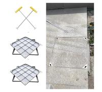 Generico Coperchio e Telaio per Fossa settica Quadrata ad Alta Resistenza - Coperchio per tombino da Incasso 75x75 cm per Uso Commerciale, Accesso Durevole ai Servizi, Design Nascosto