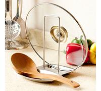 Generico Coperchio in acciaio inossidabile alto e porta-cucchiai Supporto organizzatore per utensili da cucina antiruggine