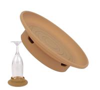 Generico Coperchio per Bicchiere da Vino per Charcuterie | Tagliere in Silicone per Salumi - da Servizio per Degustazione Vini,Ideale per Bar Ristoranti Riunioni Familiari Eventi e Ospiti