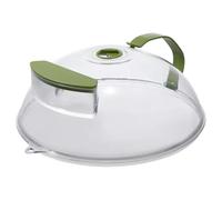 Generico Coperchio per microonde - Copertura per Alimenti per microonde | Protezione antischizzi Rotonda 27 x 12 cm con vaporiera ad Acqua, copripiatti per microondes per Cucinare, Riscaldare
