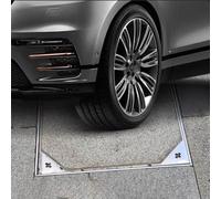 Generico Coperchio per tombino Invisibile a Filo da 28x30 Pollici - Coperchio per Bacino fognario Resistente per Esterni, vialetti, Cortili e marciapiedi - Copertura per Fossa settica Commerciale re