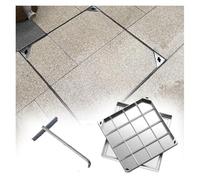 Generico Coperchio per tombino Invisibile ad Alta Resistenza con Gancio di Sollevamento - Coperture per fognature portanti di Livello Industriale, 12-40 Pollici (70x70 cm / 27,5x27,5 Pollici) per Uso