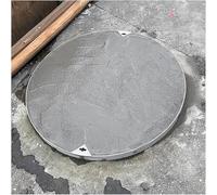 Generico Coperchio per tombino Rotondo Rinforzato per Fossa settica - Coperchio di ispezione Resistente con Gancio per parcheggi, Strade e Ponti - Coperchio per pozzetto di drenaggio delle acque refl