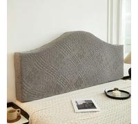 Generico Coperchio Testiera Elastico in Jacquard, Resistente ai Graffi Adatto a testiere piatte e curve, Protettore Decorativo per Camera da Letto Girasole - Frassino 59.0in/150cm