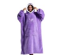 Generico Coperta A Cappuccio Maglione in Pile Caldo Oversize con Tasca | Coperta Indossabile Per Adulti Per Campeggio, Passeggiate Col Cane, Riunioni Di Famiglia, Guardare La TV E Pisolini
