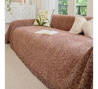 Generico Coperta Copridivano In Ciniglia Resistente, Copridivano Antigraffio Lavabile, Protezione Per Mobili Resistente E Adatta Agli Animali Domestici Per Divano Componibile