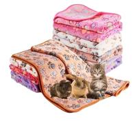 Generico Coperta Cuccioli 8 Pezzi Calda e Confortevole con Stampa di | Coperta Plaid Animali Divano Gabbia Per Divano Cuccia Letto Auto Canile Pavimento Trasportino Stanza Casa