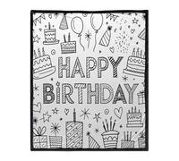 Generico Coperta Da Colorare Per Adulti | Decorazione Casa A Tema Compleanno,Colorare La Tua Coperta,per Famiglia Ragazzi Ragazze Amanti 'Arte Soggiorno Campeggio Classe Festa