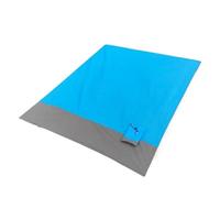 Generico Coperta da Spiaggia antisabbia 200 X 140 cm 210 Tappetino Impermeabile Picnic Leggera for Viaggi Escursionismo Sport(Blue,210 * 200cm)