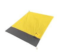 Generico Coperta da Spiaggia antisabbia 200 X 140 cm 210 Tappetino Impermeabile Picnic Leggera for Viaggi Escursionismo Sport(Yellow,210 * 200cm)