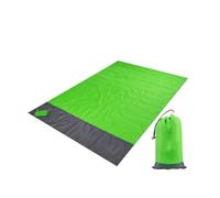 Generico Coperta da Spiaggia Impermeabile Tappetino Picnic Portatile Esterno Materasso Campeggio for Dormire(Green 140x200cm)