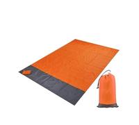Generico Coperta da Spiaggia Impermeabile Tappetino Picnic Portatile Esterno Materasso Campeggio for Dormire(Orange 140 x200cm)