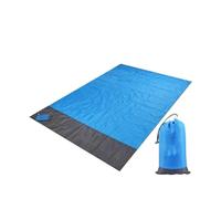 Generico Coperta da Spiaggia Impermeabile Tappetino Picnic Portatile Esterno Materasso Campeggio for Dormire(Blue 200x210cm)