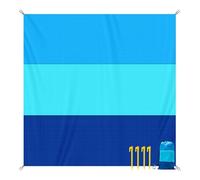 Generico Coperta da Spiaggia Leggera, Tappetino Picnic Impermeabile Senza Sabbia, Compatibile for 2-8 Adulti, Tappeto Viaggio Portatile Campeggio all'aperto(Gray,210x200cm)