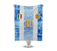 Generico Coperta In Pile Napoli Figlio del Vesuvio Caldo pile Sublimabile idea regalo per ogni occasione misura 130x180 (MI BATTE ARGENTINA)