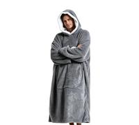Generico Coperta Indossabile Pullover in Pile Caldo con Tasca | Felpa Coperta Per Adulti Per Campeggio, Passeggiate Col Cane, Riunioni Di Famiglia, Guardare La TV E Pisolini