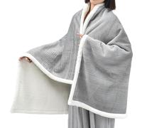 Generico Coperta indossabile | Scialle poncho con bottoni | Coperta calda per le donne | Avvolgimento accogliente per ufficio, soggiorno, viaggi, campeggio, voli, serate di concerti