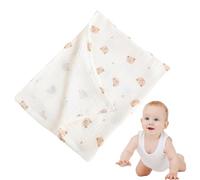 Generico Coperta per bambini,Coperta Swaddle estiva per bambini in cotone | di ricezione comoda e traspirante per la pelle per ragazzi e ragazze