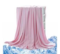Generico Coperta rinfrescante estiva | Coperta comfort per il raffreddamento del ghiaccio - Piumino rinfrescante leggero e sottile per fibra di traspirante delicato sulla pelle