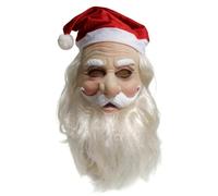 Genérico Copertura Della Testa Di Santa - Lattice Realistico Cosplay Natale,Copertura Della Testa Per Adulti Per Con Cappello Di Babbo Natale - Per Eventi Prestazione Bambini Adolescenti Uomini Donne