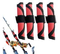 Generico Copertura Esca Lure - Set 4 Pezzi, 15x15cm, Protettore Conservazione Esca Robusto, Avvolgimento Lure Migliora Sicurezza Amo | per Pescatori Mantenere Canna Sicura | Uso Lago Riva Fiume