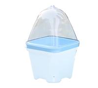 Generico Copertura Isolante per Vaso da Fiori - Tenda per Piante in PVC da 10 Pezzi, Copertura per Il Controllo 'umidità | Set Mini Serra Trasparente per La Protezione delle Piante Grasse da Giardino