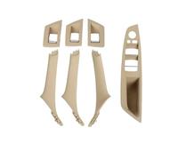Generico Copertura maniglia Set Di 7 Maniglie Decorative Per Porte Interne Auto Pannello Interno Per Serie 5 F10 F18 523 525 528(RHD beige)