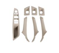 Generico Copertura maniglia Set Di 7 Maniglie Decorative Per Porte Interne Auto Pannello Interno Per Serie 5 F10 F18 523 525 528(LHD beige-a)