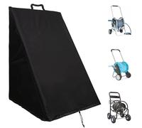 Generico Copertura per Avvolgitubo per Acqua - Tessuto Oxford 26x25x35 Pollici, Copertura Antipolvere per Esterni | Copertur per Carrello Porta Tubo da Giardino Resistente per di Protezione per Lo S
