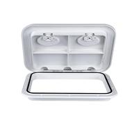 Generico Copertura per Boccaporto - 27x60cm Coperchio Rettangolare per Barca, Sigillo Intemperie | Nautici di Protezione per Yacht Camper Oltre A Kayak E Gavone