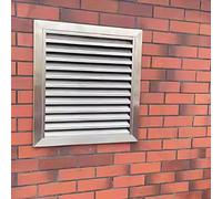 Generico Copertura per Bocchetta di Ventilazione AC Moderna in Acciaio Inossidabile 304, griglia di Ritorno dell'Aria in Acciaio, griglia di Copertura per Parete Laterale e soffitto, griglia dec