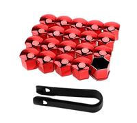 Genérico Copertura per dadi ruota per auto, per dadi ruota auto | per e bulloni - Tappo a vite per pneumatici da 20 pezzi con strumento di estrazione, per tuer