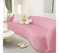 Generico Copertura per Divano Curvo Irregolare a Forma di U Copertura Protettiva Elastico per Mobili Coprisofà Copertura per Divano per Tutte Le Stagioni,Q,5Seater305-350cm/120-138in