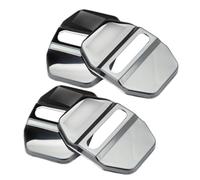 Generico Copertura Per La Serratura a Porta 'Auto | 4 Pezzi in Acciaio Inossidabile Autoadesivi Antigraffio,Protezione per Serratura - per Veicoli Fuoristrada Principianti e Automobili Esterni