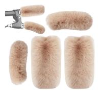 Generico Copertura Per Manubrio Della Motocicletta - Protezione Morbida Per Mani In Pile | Copertura Impermeabile Al E Calda | Per Utilizzo Guida Motocicletta Motoslitta ATV Inverno Estate Ciclismo