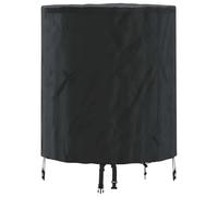 Genérico Copertura per mobili da Esterno con Blocco Tessuto Oxford 600D,Nero,0.8kg,4105875