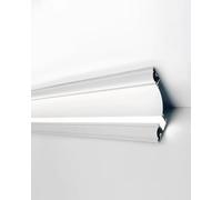 Generico Copertura per Striscia Luminosa a LED per Decorazioni domestiche, soffitti di cucine, terrazze e camere da Letto - Illuminazione per modanature a Corona, Profilo per battiscopa Commerciale,