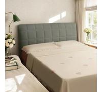 Generico Copertura per Testiera per Letto Queen Copertura Elasticizzata per Testiera del Letto Protezione Antipolvere per Testiera Imbottita Capitonné Tessuto Morbido E Vellutato,F,100cm