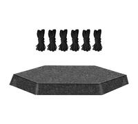 Generico Copertura per Trampolino - Blocco Parasole per Esterno Facile da installare, Protezione per Attrezzature Ricreative all'aperto | Ombra Superiore del Trampolino | per Cortile, Giochi,