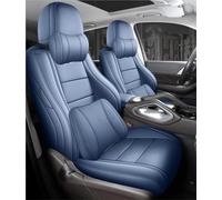 Generico Copertura Sedile Auto per GM per Hummer H2 2003 2004 2005 2006 2007 2008 2009 Set Coprisedili Auto Completamente Foderati in Pelle Personalizzati(Blu Scuro)