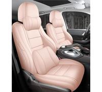 Generico Copertura Sedile Auto per GM per Hummer H2 2003 2004 2005 2006 2007 2008 2009 Set Coprisedili Auto Completamente Foderati in Pelle Personalizzati(Pink)
