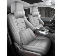 Generico Copertura Sedile Auto per GM per Hummer H2 2003 2004 2005 2006 2007 2008 2009 Set Coprisedili Auto Completamente Foderati in Pelle Personalizzati(Grigio Scuro)